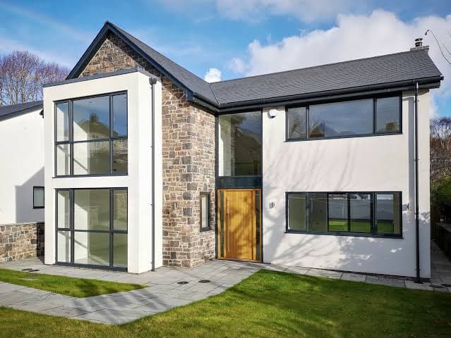 Completed new build house